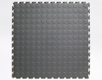 L505_C 工业地板 厂房地面用塑胶地板 灰色硬币表纹 厂房旧地面翻新材料