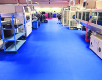 厂房防尘耐压地面做法 铺装型工厂塑胶地板地面材料