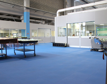 耐磨工业地板 工厂车间防尘地板材料 U505_S 蓝色工业地板材料铺装