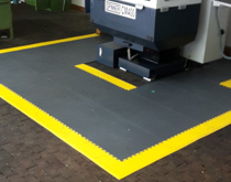 防滑耐油 耐腐蚀工业地板 铺装在设备周围作业站立区地面材料