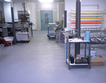工厂地面用工业塑胶地板 标准厂房地面处理材料优选 F404_S型 灰色